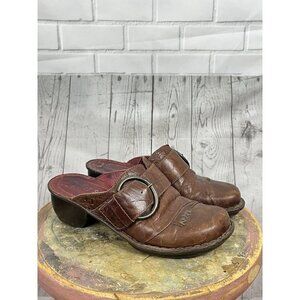 Josef Seibel Womens Chocolate Brown Clog/Mule Comfort Shoes Size EU 36